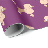 プードルラッピング紙 ラッピングペーパー (ロールコーナー)