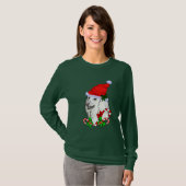 プードルラバーズクリスマス Tシャツ (正面フル)