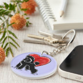 プードルリノカット キーホルダー (正面右)