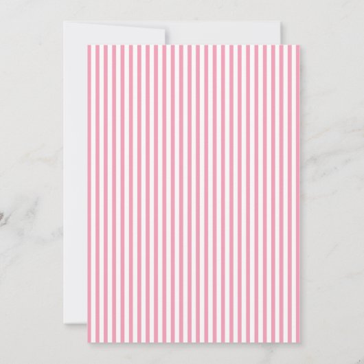 プードル及びエッフェル塔のテーマの誕生日の招待状 招待状 (裏面)