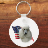 プードル国旗 キーホルダー (裏面)