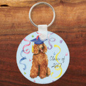 プードル大学院 キーホルダー (正面)