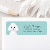 プードル差出人住所ラベル ラベル (インサイチュ)