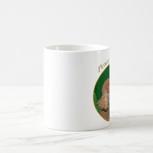 プードル平和 コーヒーマグカップ (中央)