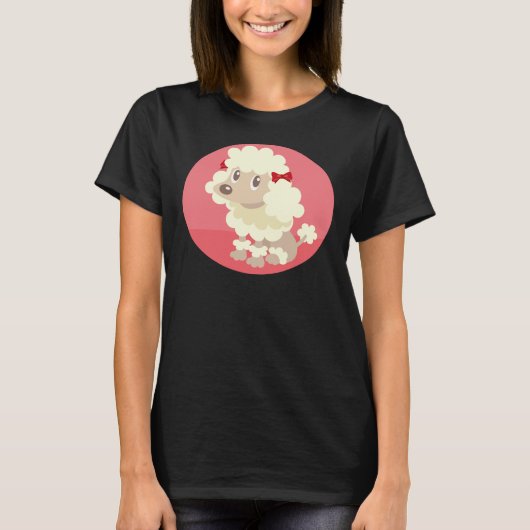 プードル座り Tシャツ (正面)