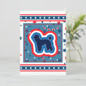 プードル愛国赤白と青7月4日 シーズンカード (スタンド正面)