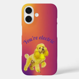 プードル携帯ケース iPhone 16ケース