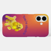 プードル携帯ケース Case-Mate iPhoneケース (裏面 (横))