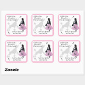 プードル救スカートおもしろい スクエアシール (シート)