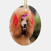 プードル日2010 #1 セラミックオーナメント (右)