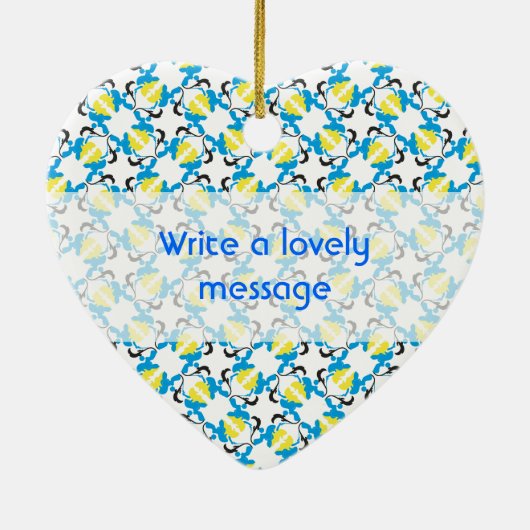 プードル時間 セラミックオーナメント (裏面)