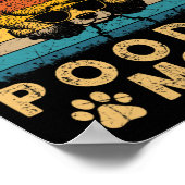 プードル母のギフト私は私の犬を愛する母ママ母ママda ポスター (角)