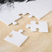 プードル犬とハートバレンタインデー ジグソーパズル (側面)