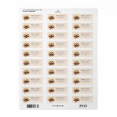 プードル犬のアドパーソナライズされたレス ラベル (フルシート)