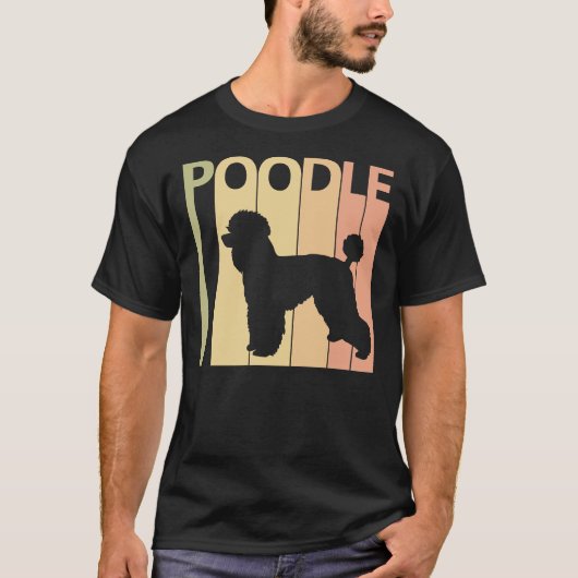 プードル犬のオーナー Tシャツ (正面)