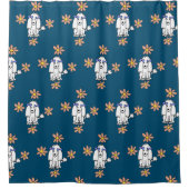 プードル犬のシャワー・カーテン シャワーカーテン (正面)