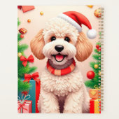 🎁プードル犬サンタ帽子クリスマスプランナー✨ プランナー手帳 (裏面)