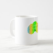 プードル犬 コーヒーマグカップ (正面左)