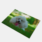 プードル犬 ドアマット (アングル)