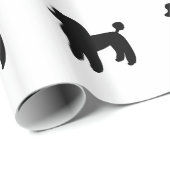 プードル犬 ラッピングペーパー (ロールコーナー)