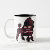 プードル玩具BFFマグ ツートーンマグカップ (左)