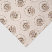 プードル絵を描のおもちゃアプリコットクリームオリジナルドッグアート 薄葉紙 (詳細)