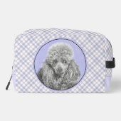 プードル絵を描のミニチュアトイシルバーグレードッグアート ドップキット (裏面)