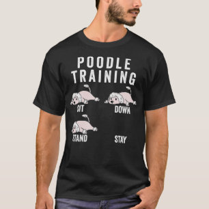 プードル練習犬 Tシャツ