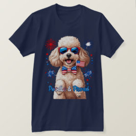 プードル誇りを持ったと – 7月犬Tシャツ4日 Tシャツ