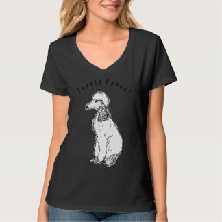 プードル誇りを持った犬 Tシャツ