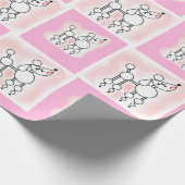 プードル誕生日ウィッシュ、ラッピングペーパーオン ラッピングペーパー (角)