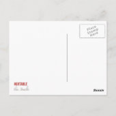 プードル誕生日葉書 ポストカード (裏面)