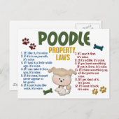 プードル財産法4 ポストカード (正面/裏面)
