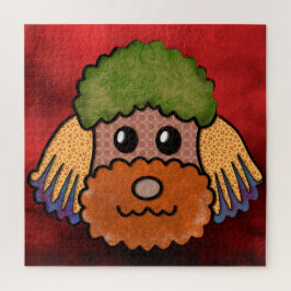 プードル醜い犬の顔ジグソーパズル ジグソーパズル