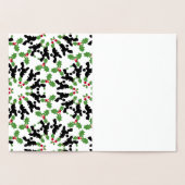 プードル金ゴールド 箔カード (内部)