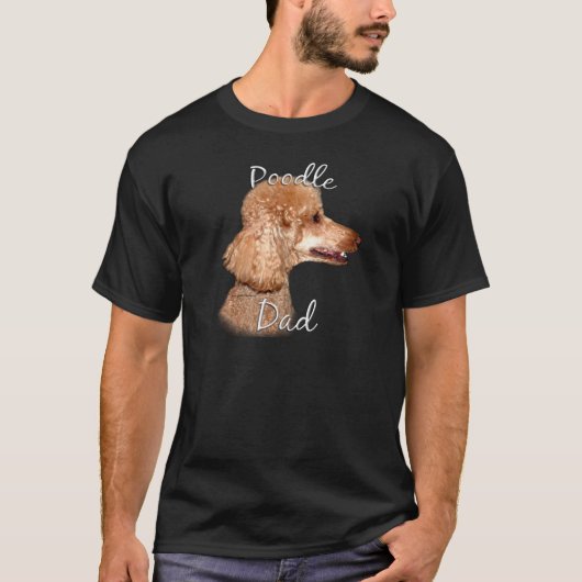 プードル(アプリコット)パパ2 Tシャツ (正面)