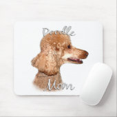 プードル(アプリコット)ママ2 マウスパッド (マウス)