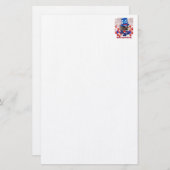 プードル・アメリカン・パトリオ文房具 便箋 (正面/裏面)