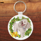 プードル キーホルダー (正面)