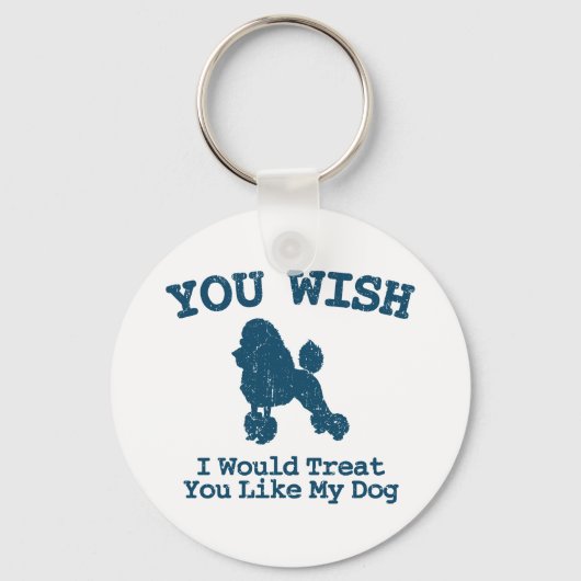 プードル キーホルダー (正面)