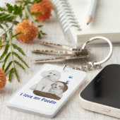 プードル キーホルダー (正面右)