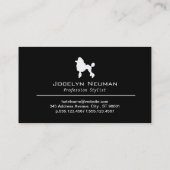 プードル | グルーミング 名刺 (裏面)