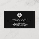 プードル | グルーミング 名刺 (裏面)