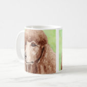 プードル コーヒーマグカップ (正面左)