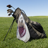 プードル ゴルフタオル (グリーン)