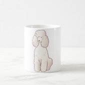 プードル�デライトかわいい動物アート コーヒーマグカップ (中央)