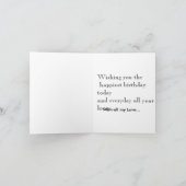 プードル – トイプードル カード (内部)