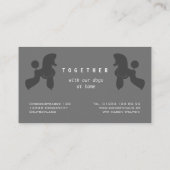 プードル・ドッグ・カップル 名刺 (裏面)