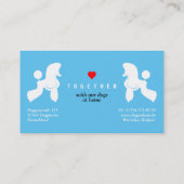 プードル・ドッグ・カップル 名刺 (裏面)