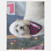 プードル フリースブランケット (正面)